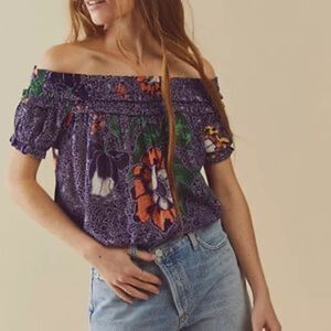 FREE PEOPLE FP ONE SUKI BLOUSE TOP